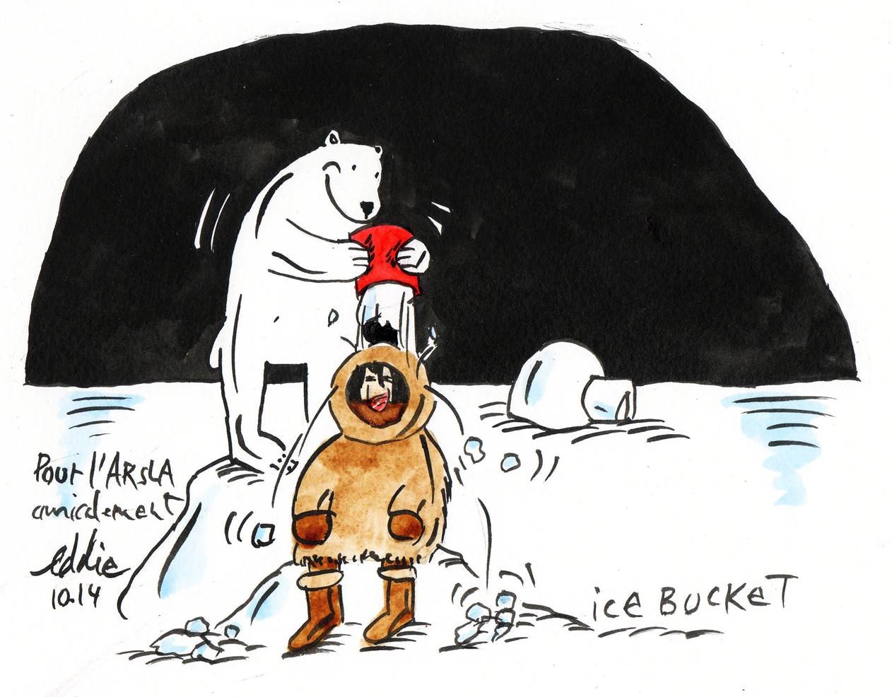 Dessin Ice Bucket Eddie