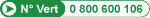 Numéro vert : 0800 600 106